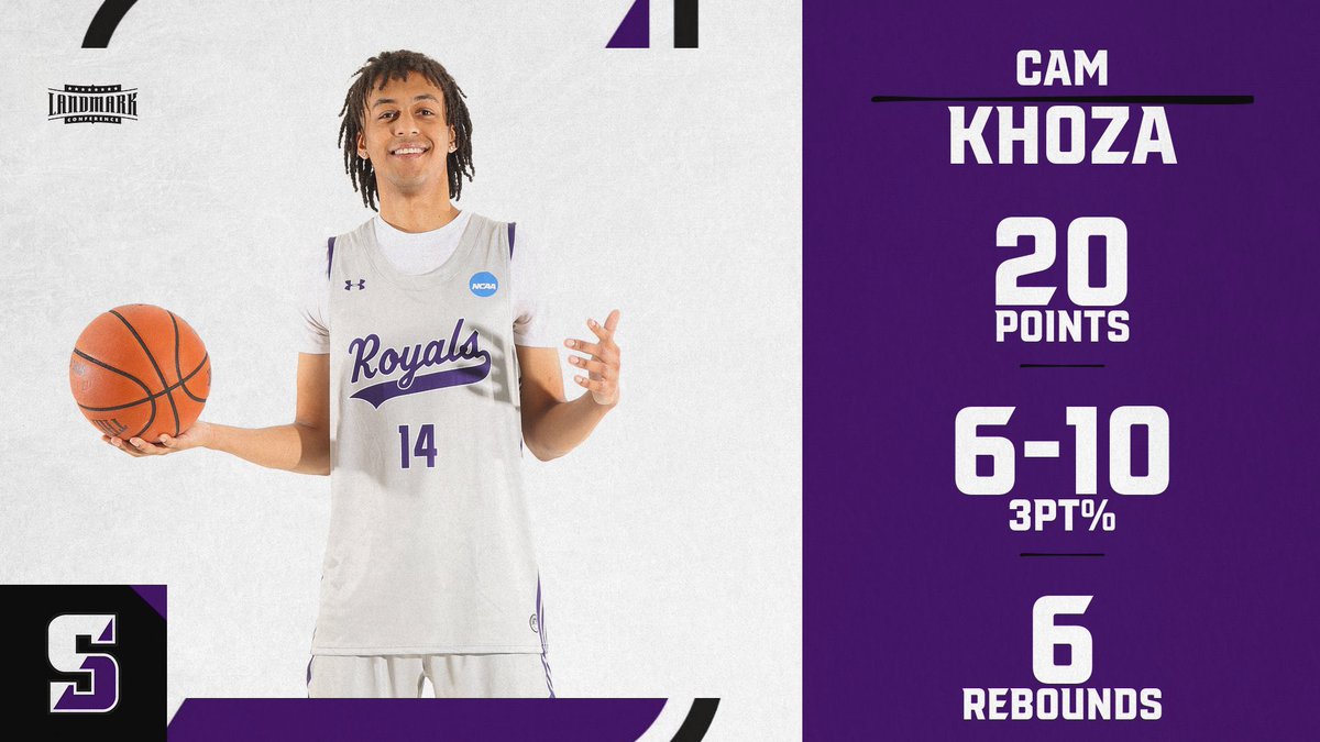 𝐇𝐚𝐯𝐞 𝐚 𝐧𝐢𝐠𝐡𝐭 <a href="/CameronKhoza7/">Cameron Khoza</a> 🤝🔥

🏀 Career-High 20 Points
🏀 6-10 from 👌
🏀 7-13 from the field
🏀 6 Boards

#GoRoyals