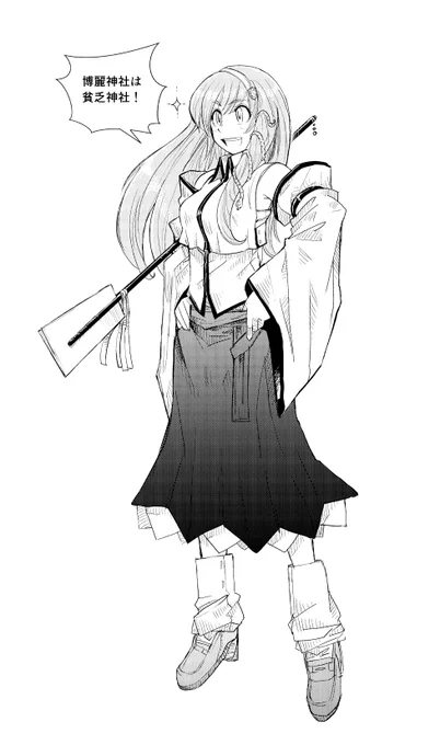 毎年、年明けに描いてる東方プロジェクトのキャラクター