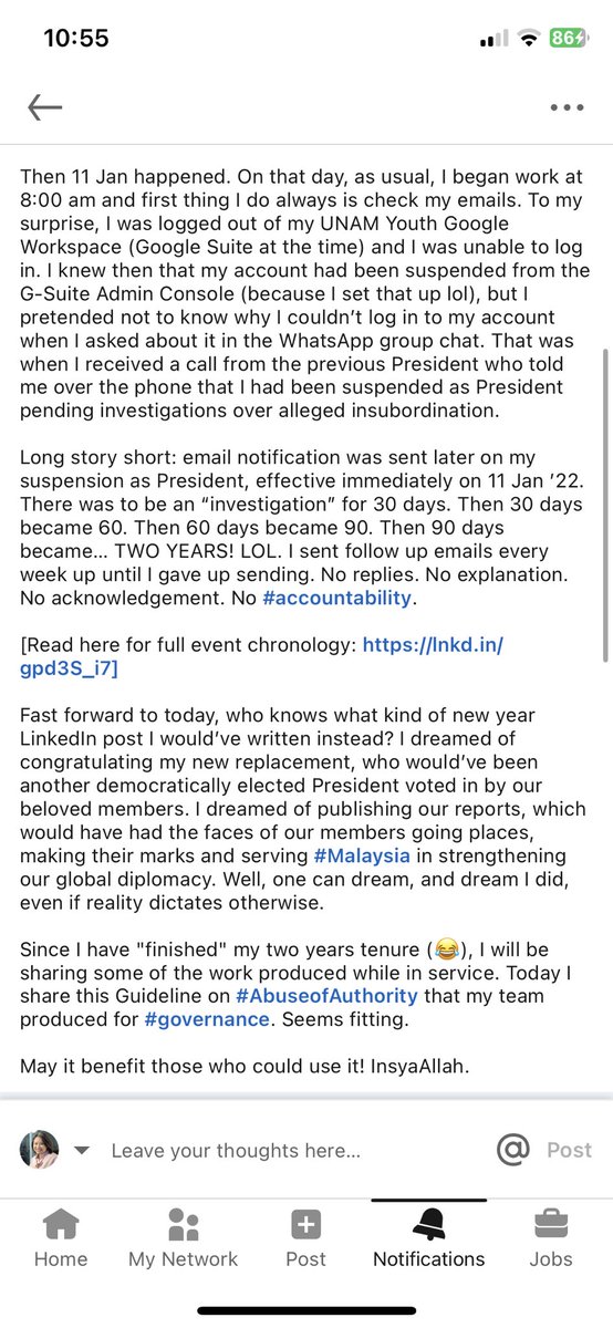 Happy 2024!!

Catatan new year seorang Presiden organisasi belia <a href="/UNinMalaysia/">United Nations in Malaysia</a> yang disingkirkan… 🥹🥹🥹