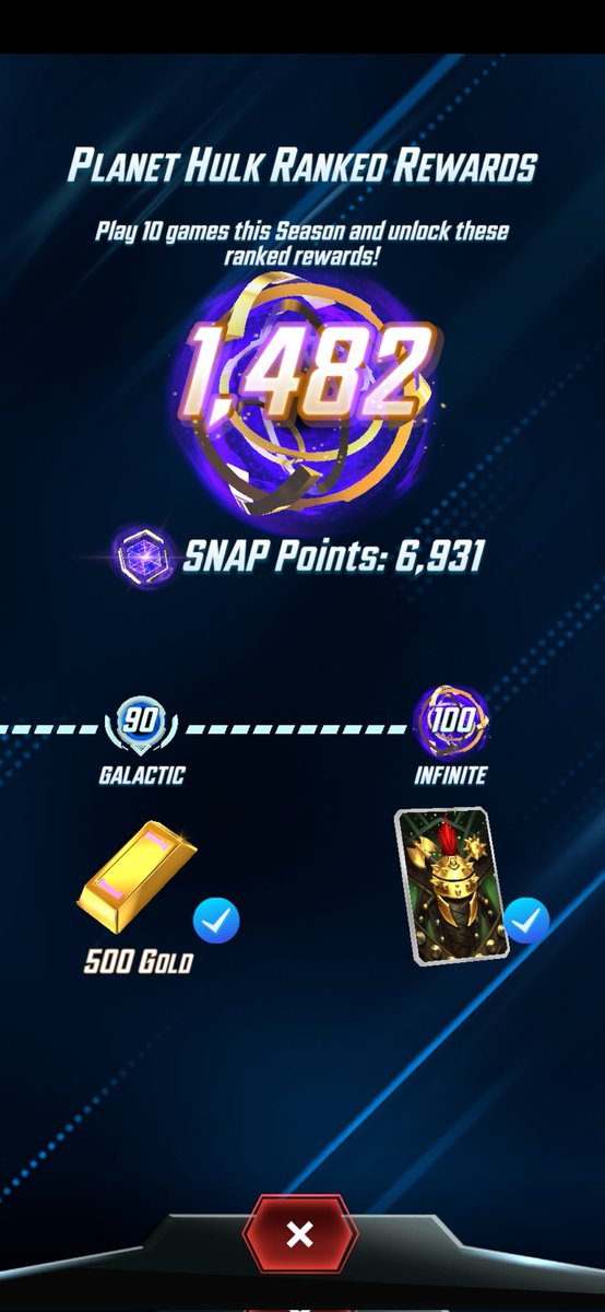 Nonosung's tweet photo. Start this season seeing a lot of Inshenaut Support. (Caiela Skaar) 
So I tech it all 
Rogue on Caiela 
Mobius on She Hulk Wave Shocker 
Goose just good 
Killmonger on Sun misty nebula 
Shang in Surfer is big surprise
As F2P I don't have Seb so Punisher GO!!
#Snapdeck #MarvelSnap https://t.co/tsugxiffKs