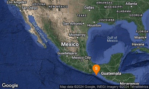 SismologicoMX's tweet photo. SISMO Magnitud 4.2 Loc  109 km al SURESTE de SALINA CRUZ, OAX 03/01/24 20:43:41 Lat 15.31 Lon -94.73 Pf 17 km https://t.co/0BYWgbcgBJ