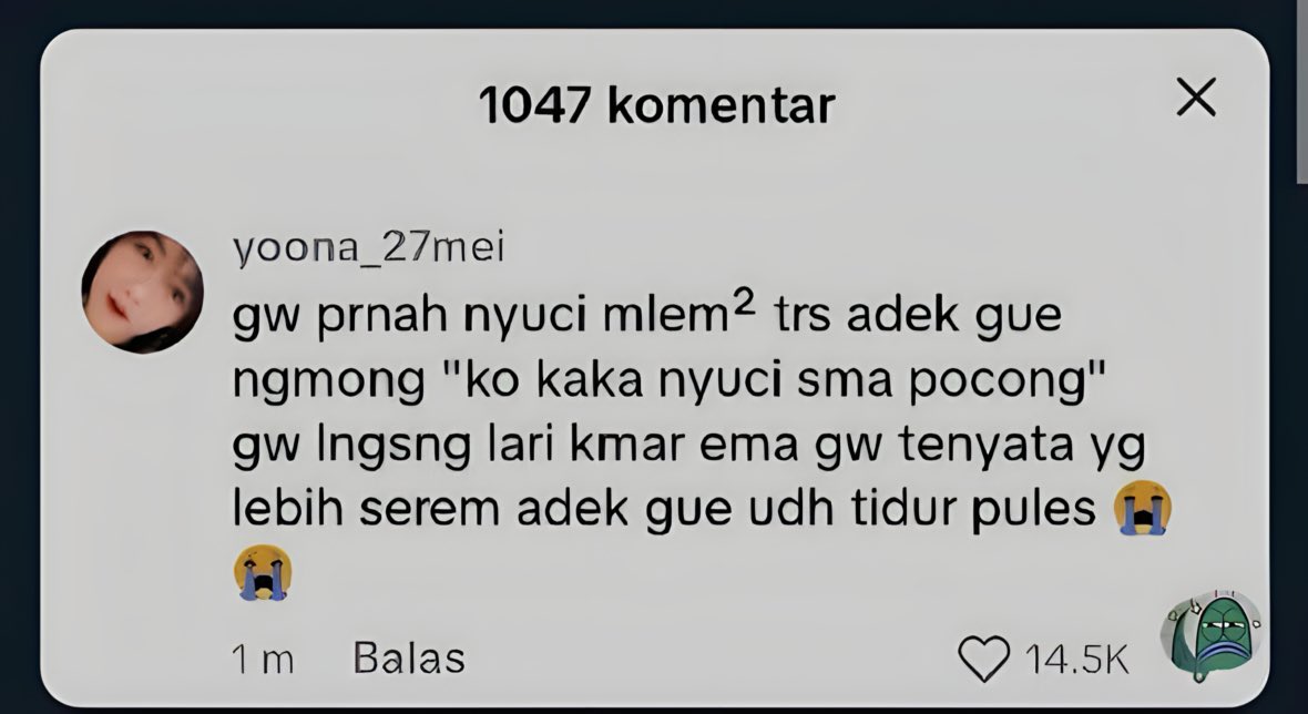 INI SEREM BANGET ASTAGAAA MANA MALEM2 😭 💚

— JANGAN LIAT THREAD INI KALO KALIAN PENAKUT😭