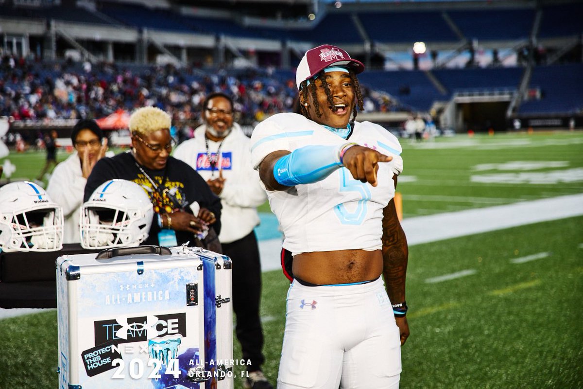 Just like that high school is officially over, I wanna thank my coaches, teammates, and the community throughout these past 4 years. It’s been nothing but a blessing to experience this and put a smile on my mom’s face once again. ,Thank you Hometown. See yall soon. #HailState🐶