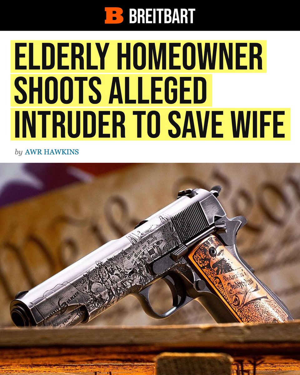 Armed Florida homeowner, 76, lawfully defends his wife from a recently released convict's break-in. A testament to the importance of the Second Amendment in safeguarding our families. Don’t mess with armed Floridians. @AWRHawkins ➡️ nra.wiki/armedfl