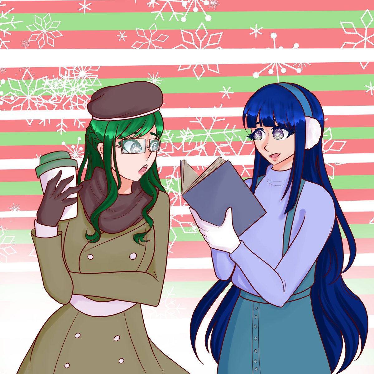 IriVisualNovel's tweet photo. Belated Merry Christmas!!! We hope everyone got through the holidays with warmth in their hearts!
Let us know if there are any characters you want to see featured in upcoming holidays!
Artist: LizZileth https://t.co/SVPkpGvBWm