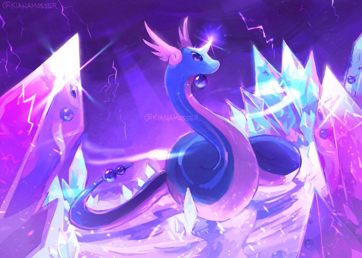 Pokmon Card redraw  Dark Dragonair