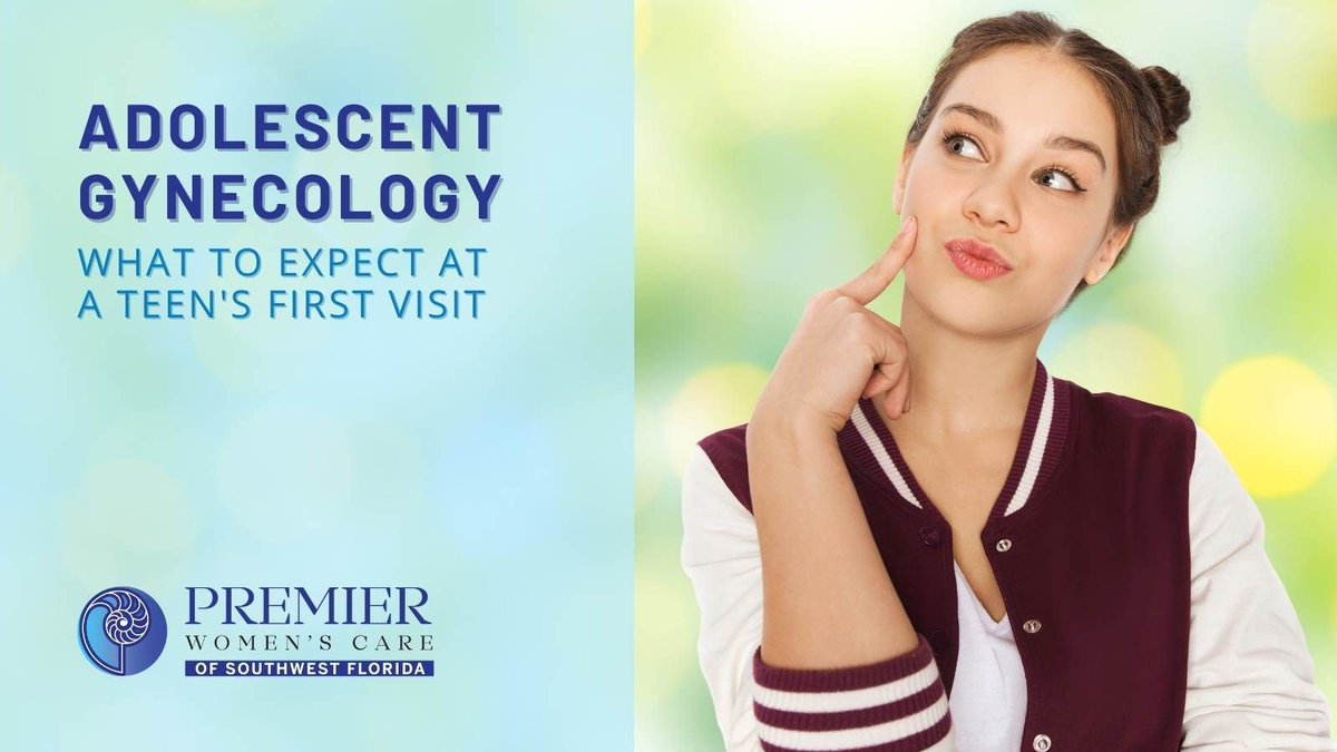 PWCSWFL's tweet photo. The American College of Obstetricians and Gynecologists recommends girls have their first gynecology visit between the ages of 13 and 15. Learn what to expect in a teen's first gyn visit: https://t.co/6meSSDV1zw https://t.co/jWO1vup5ER