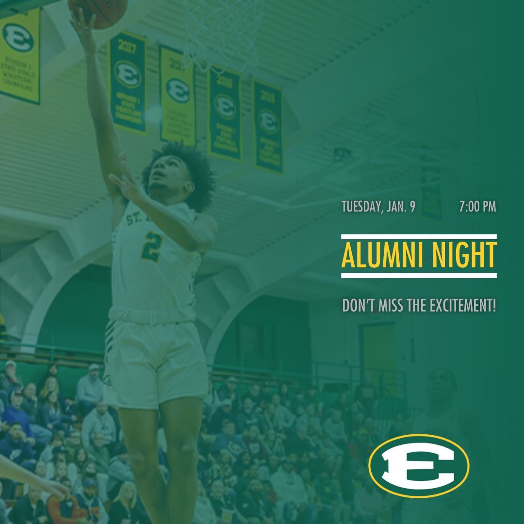 ALUMNI NIGHT! Make sure to come out and support your Eagles as they take on Cleveland Central Catholic at home on Tuesday, January 9 @ 7:00 p.m. for ALUMNI NIGHT! Don't miss an exciting game among other fellow Eagle Alums!