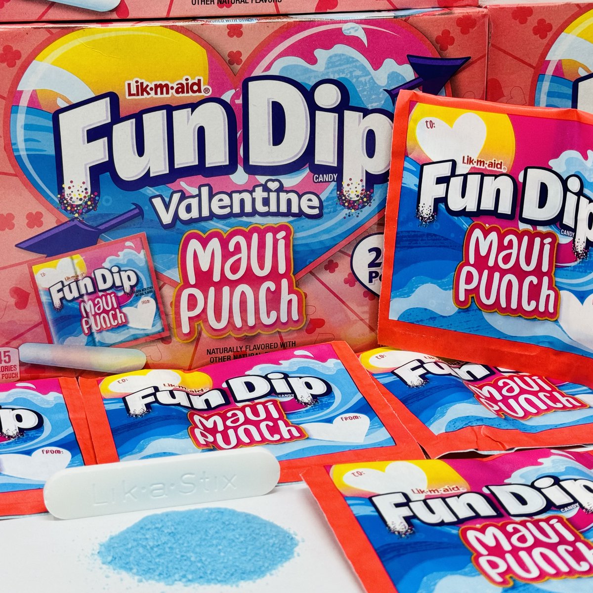 CandyFunhouseHQ's tweet photo. Fun Dip Maui Punch 🌴 Who are you sharing with? #fundip #mauipunch #newflavor #candyfunhouse https://t.co/aBsiiEzI6p