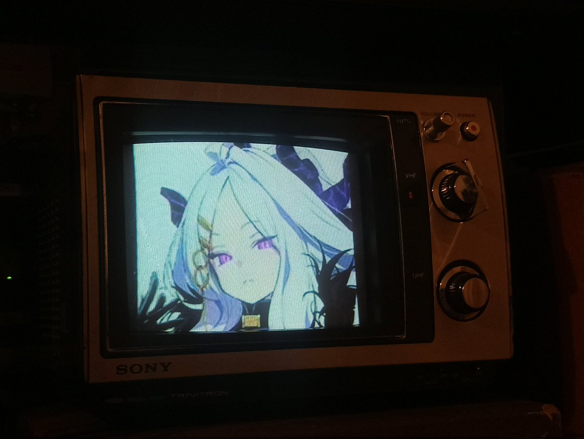 telewaifus's tweet image. Sorasaki Hina - Blue Archive
Sony KV-9000E - 1978