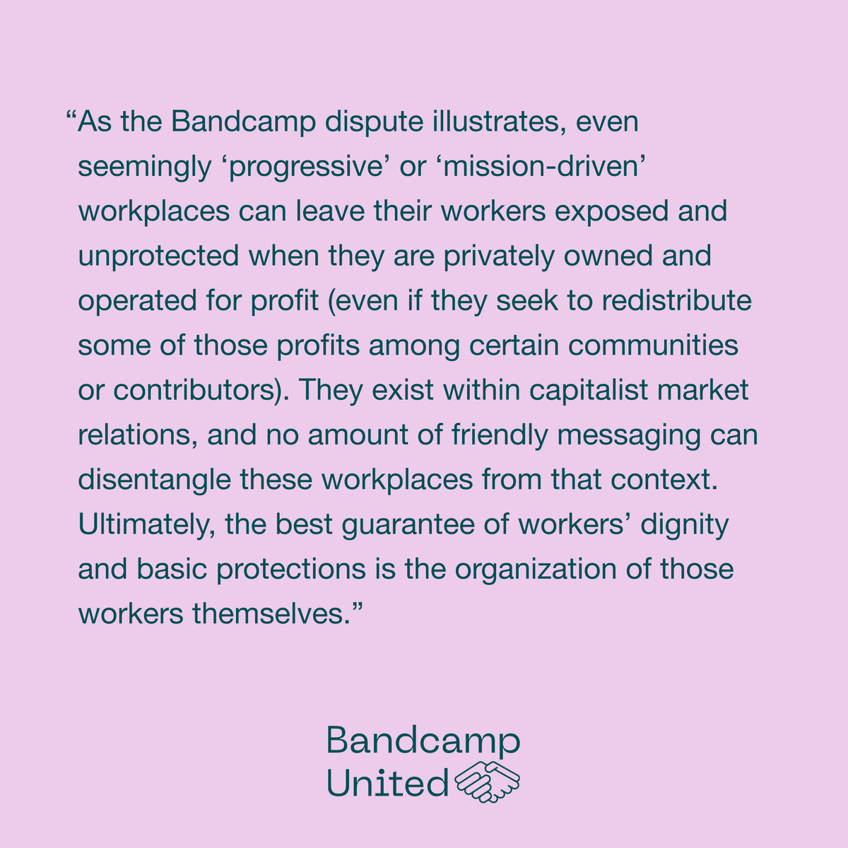 Thank you to Luke (@lukepcartledge) and Jacobin (@jacobin) for this chance to chat through the past year. A union begins with open conversations with your co-workers and there's no better time to start than now. Solidarity forever! ✊ jacobin.com/2023/12/bandca…