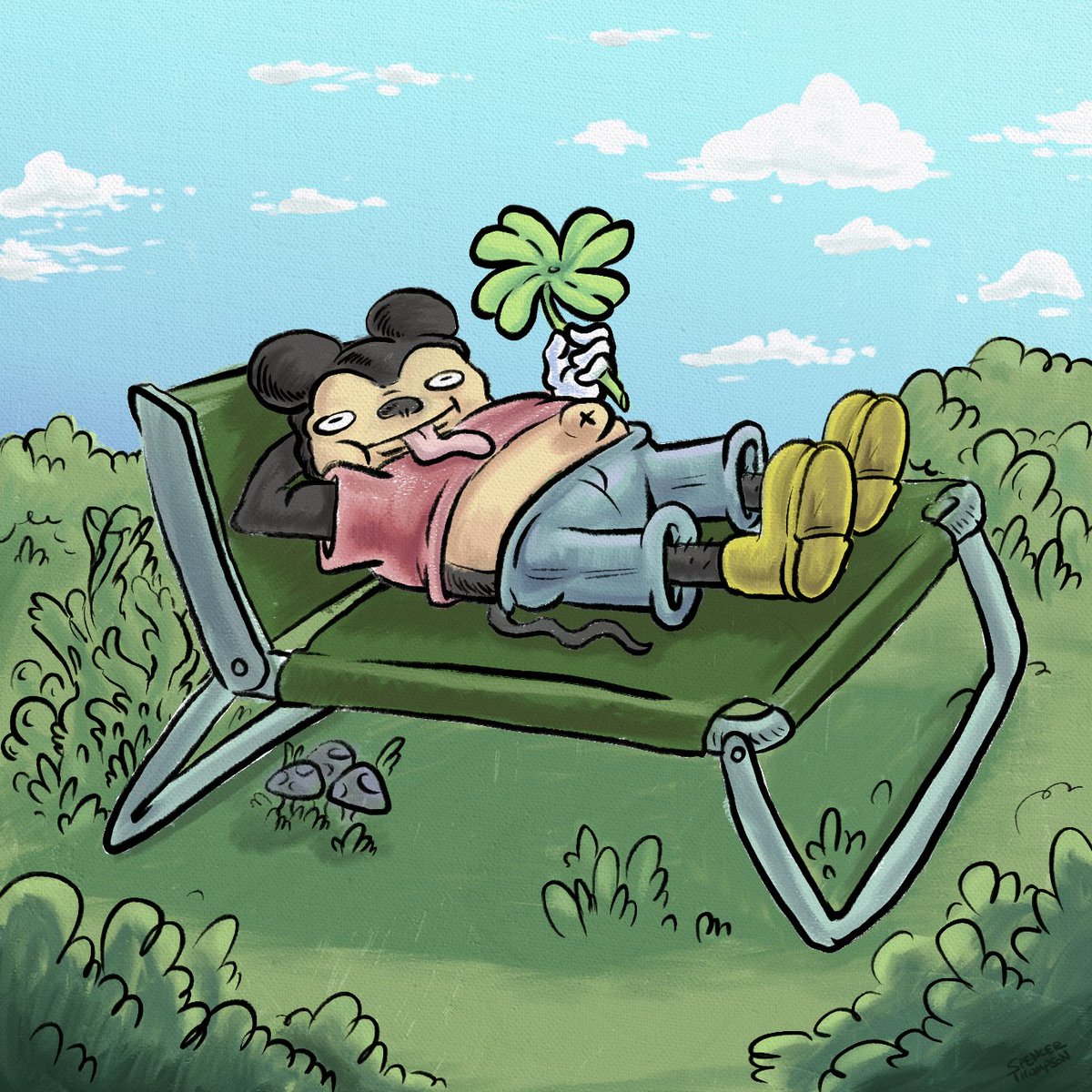 cartoonvending's tweet photo. RT Lucky Shmickey for good luck this year!  #cartoons #lucky #TwentyTwentyFour https://t.co/bLvErApUmp
