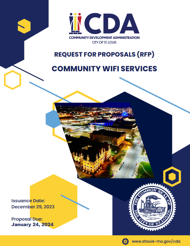 stl_cda's tweet photo. 🏡🏘️🧱📡 @STL_CDA is seeking proposals for various services including: Community Wifi, archeological surveys, and architectural reviews. Check out our New Year newsletter to learn more about these, CDA jobs, and 2023 successes! https://t.co/Xykh40WvGQ
#STL #CDAfunded @STLCityGov https://t.co/NaTnwlTbP3