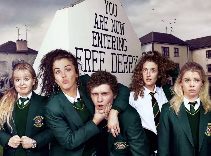 PopCrave's tweet photo. ‘Derry Girls’ premiered 6 years ago. https://t.co/BcrlcYOAzq