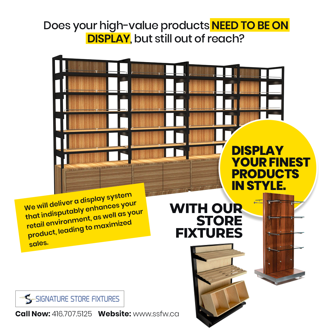 ssfw_ca's tweet image. SSFW will deliver a display system that indisputably enhances your retail environment, as well as your product, leading to maximized sales.
416.707.5125
ssfw.ca
#custommillwork #fixtures #storefixture #dentalofficefixture #millwork #cabinet #ssfw_official #ssfw