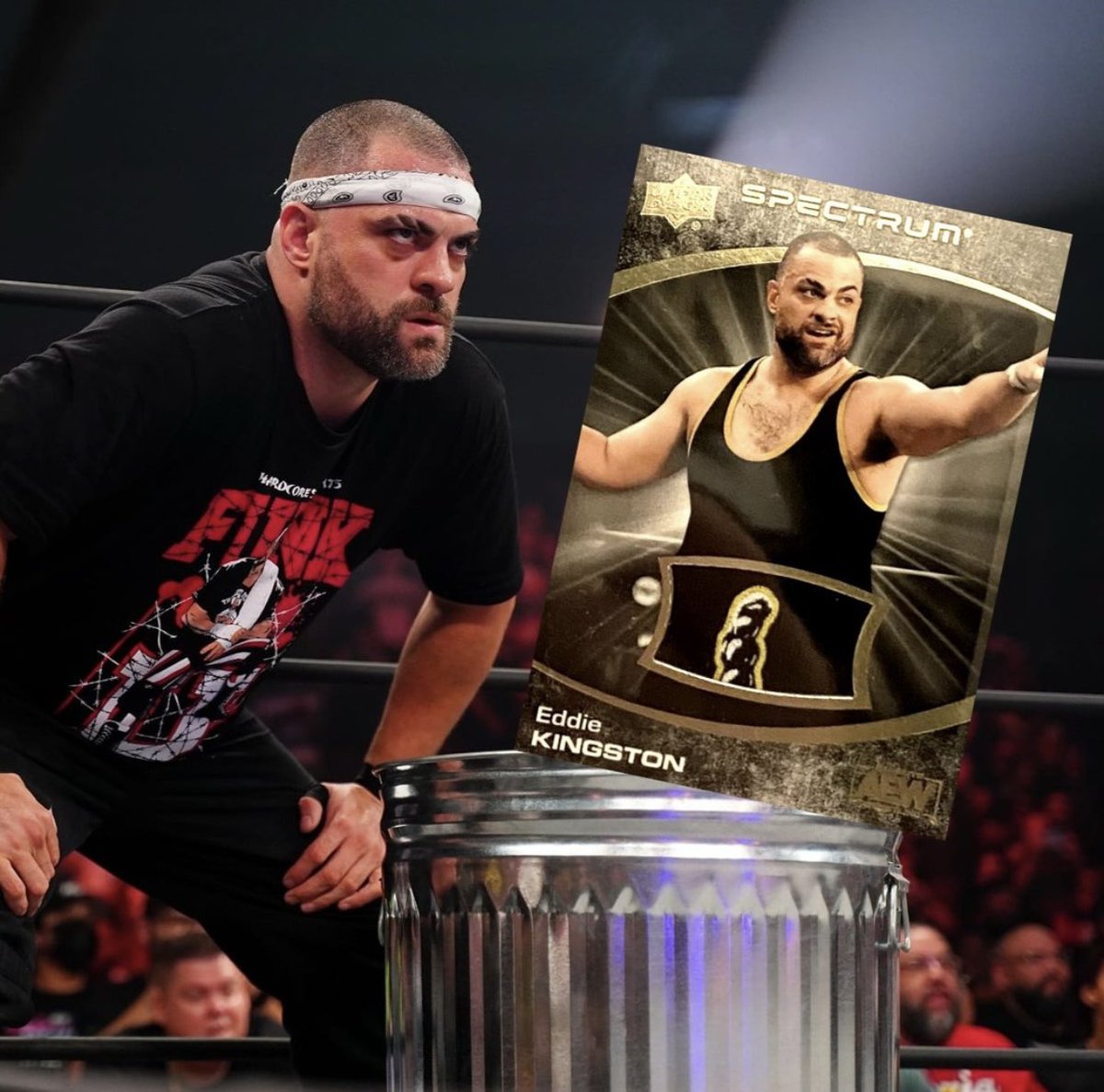 #WrestlingCardWednesday 

<a href="/MadKingOOC/">Eddie Kingston Content</a> penis card from AEW Spectrum!