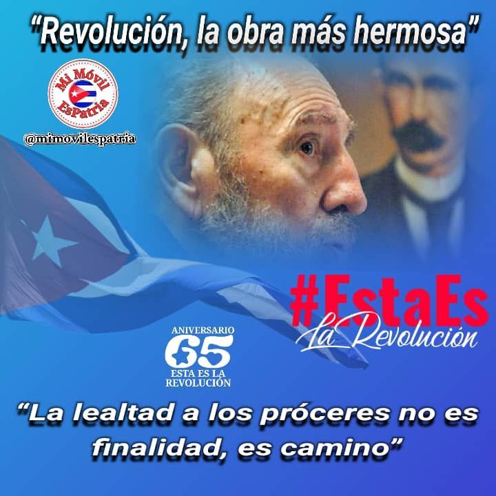 '(...) en las circunstancias actuales la Revolución Cubana tiene que estar muy alerta y el pueblo cubano tiene que estar muy alerta y muy unido frente a los peligros que lo amenazan.' #EstaEsLaRevolución #EnerodeVictorias