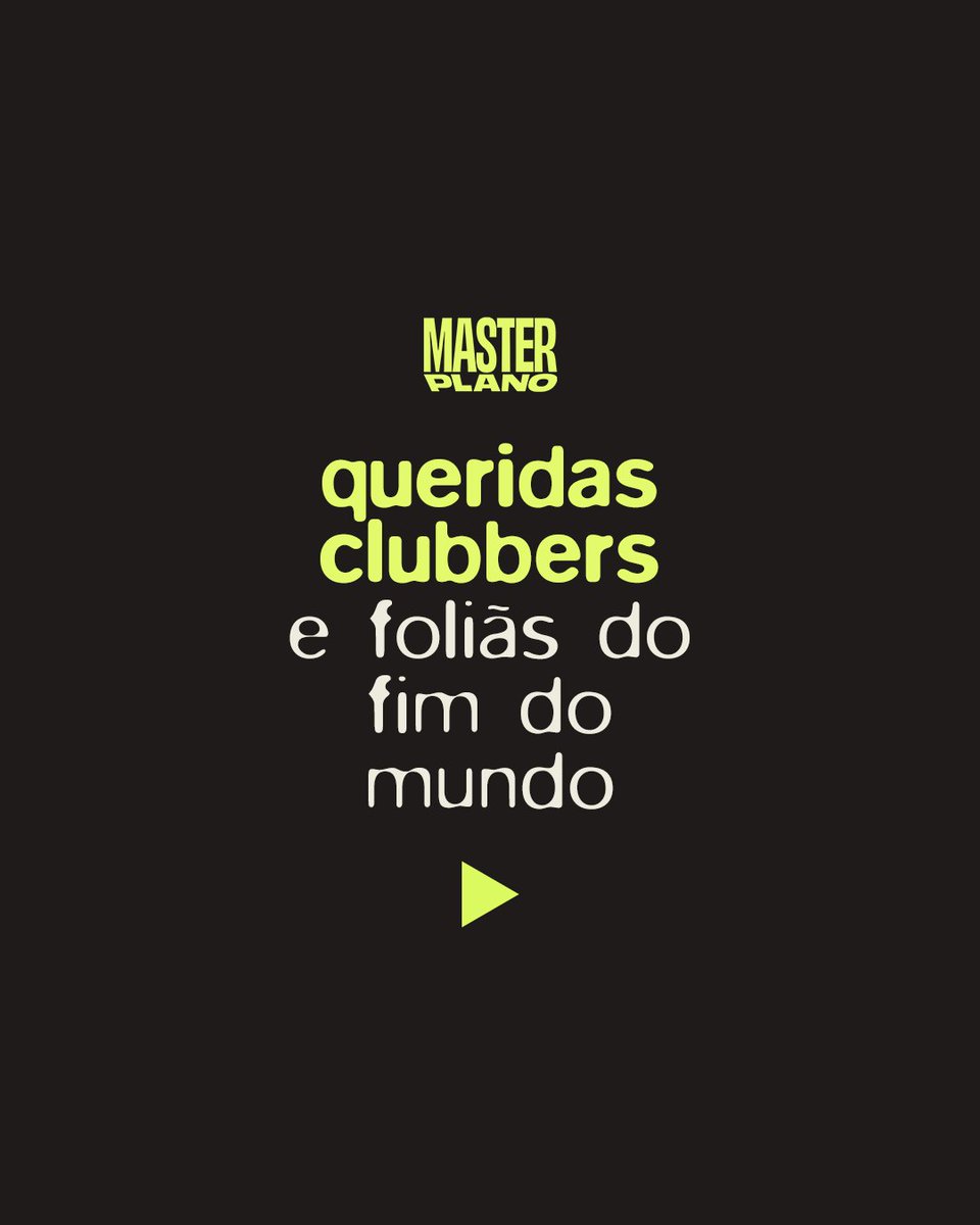 masterplano_'s tweet photo. Atenção foliãs do fim do mundo.
A Masterplano tem uma notícia.
Contamos com o barulho de vocês! https://t.co/aWNPEd7s2d