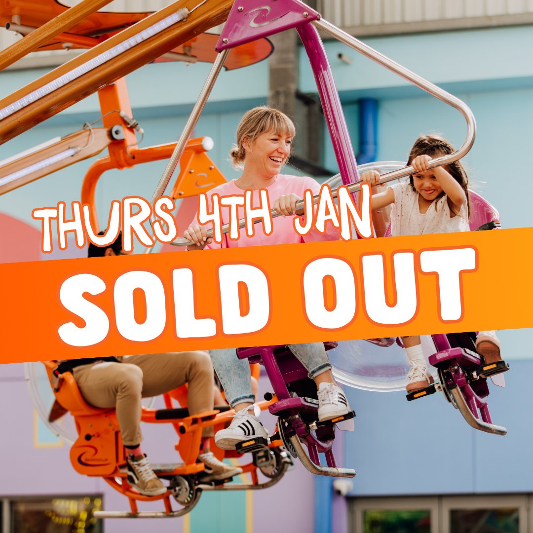 We are SOLD OUT today, Thursday 4th January.

If you are planning to visit us these school holidays, we do recommend booking your tickets online to guarantee your entry 🌈 

Grab your tickets online: bit.ly/3zxayfi