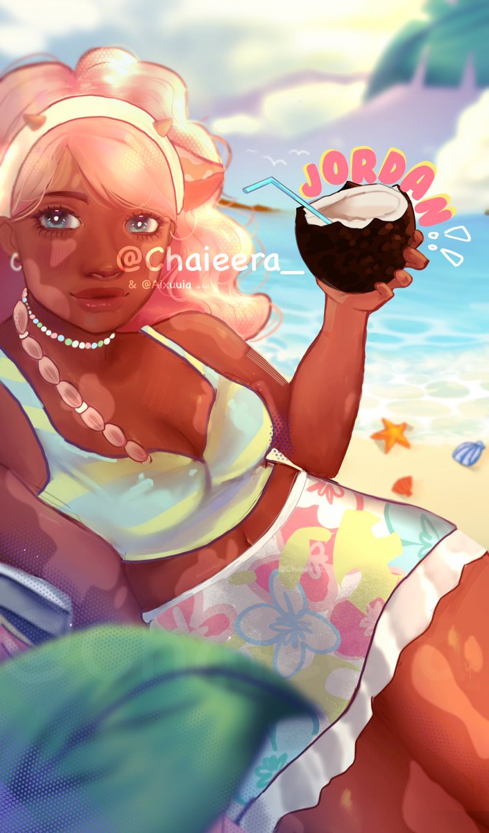 Aixuuia's tweet photo. Entry for #HASEANDVIXIAC

 I hope I made it on time 😔
SHE WAS SO CUTE I HAD TO DRAW HER 😭😭😭
@kiougy @hellovixi 

(pls dont mind the watermark for my ig account) https://t.co/9CSlCWaQ6o