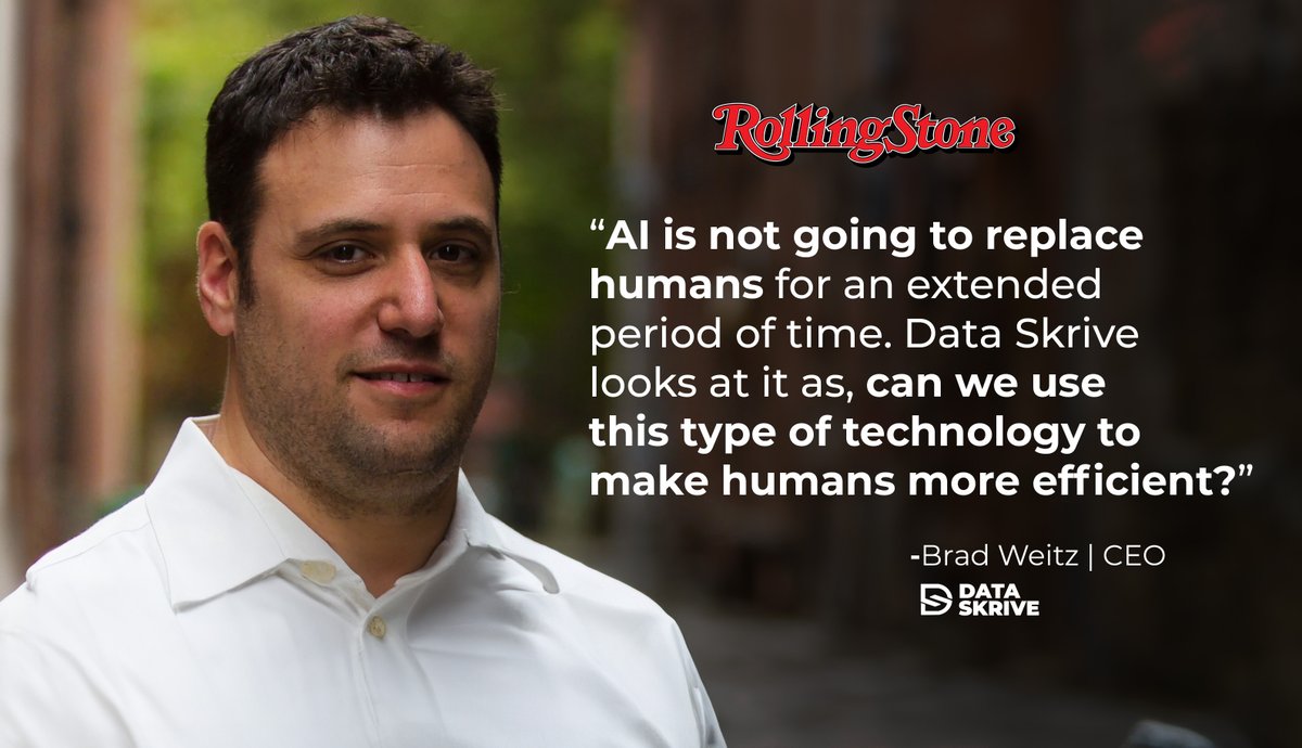 Big thank you to the @rollingstone for featuring us in their story: AI is Already in the Newsroom. Be sure to check it out here! hubs.li/Q02fbVrv0

#rollingstone #generativeai #ai #journalism #dataskrive