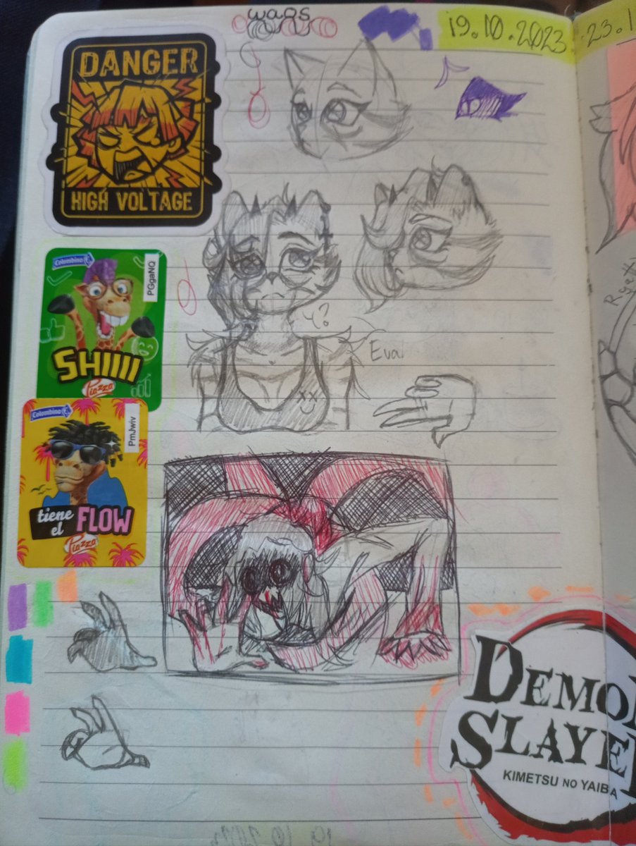 0rutov_Vella's tweet image. Last sketches of the last year (⁠ ⁠◜⁠‿⁠◝⁠ ⁠)⁠♡

#sketches #doodle #sketchbook #HelluvaBossLoona #HelluvaBossOC #originalcharacter