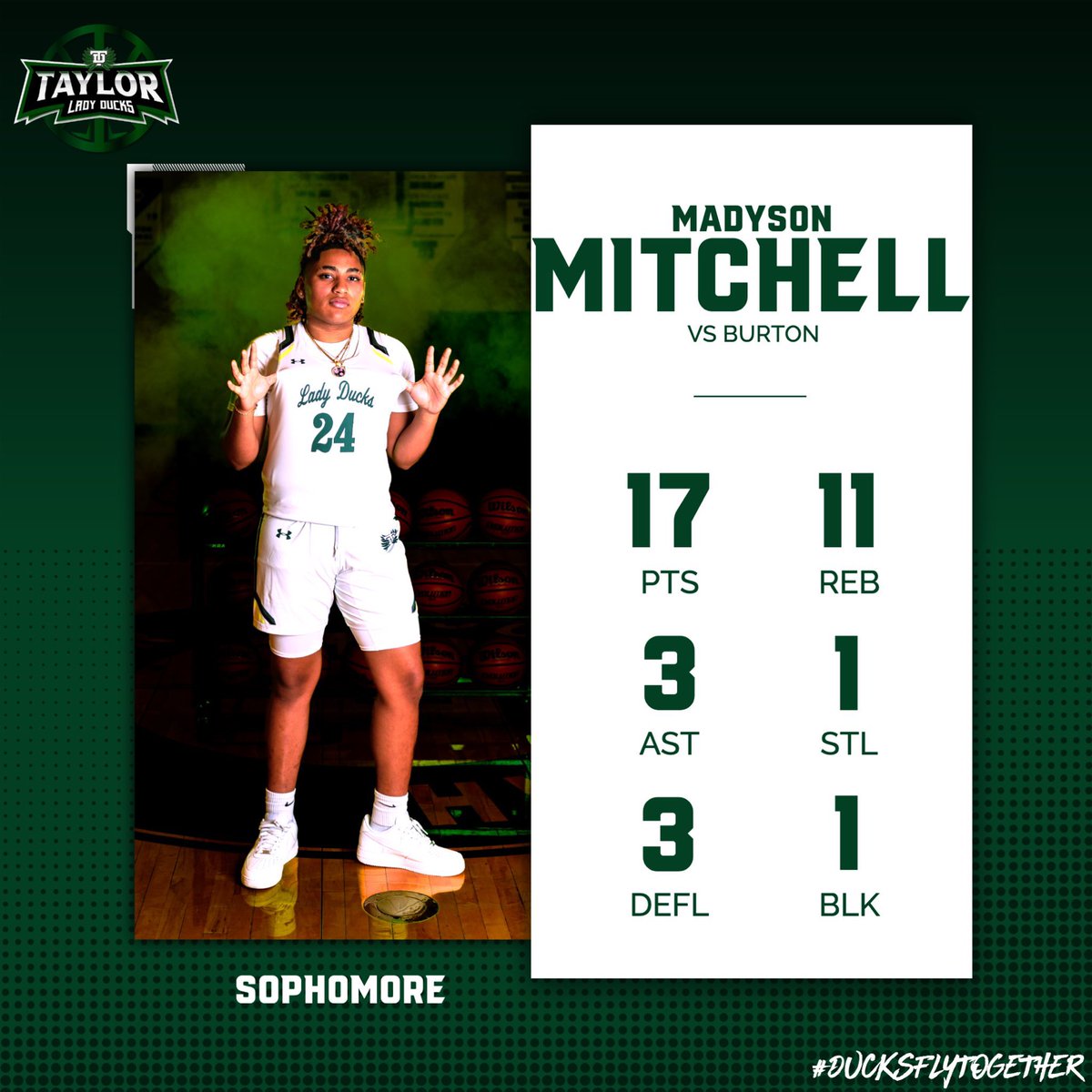 Click the link and for Madyson Mitchell as the Miss Texas Basketball Player of The Week! <a href="/taylorducks/">Taylor ISD</a> <a href="/LadyDuckHoops/">Lady Duck Basketball</a> <a href="/CityOfTaylor/">Taylor Tx</a> <a href="/TaylorISDAth/">Taylor Ducks Athletics 🦆</a> 

texasfootball.com/mr-and-miss-te…