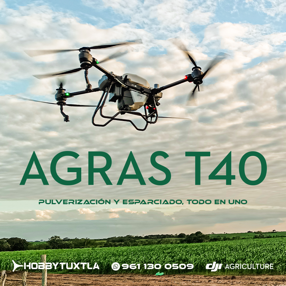 El Dron Agras T40 no solo Transforma la forma en que los Agricultores trabajan sus Campos, ¡sino que también Abre las Puertas a más Oportunidades!

Descubre el Futuro de la agricultura con el Agras T40 y lleva tu Éxito más allá de los Límites!

#DJI #AgrasT40 #Agricultura