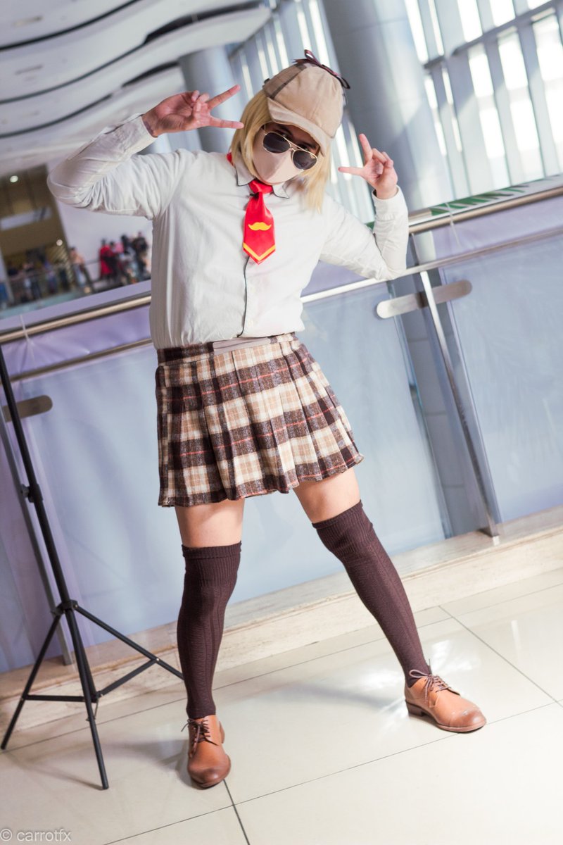 virgaux_gg's tweet photo. Cosplay Matsuri day 1 as (not)Buffson.

Wanna go bro?! 😌😆

#ameliart #teamate #holomyth https://t.co/0Dl5y1HvTc