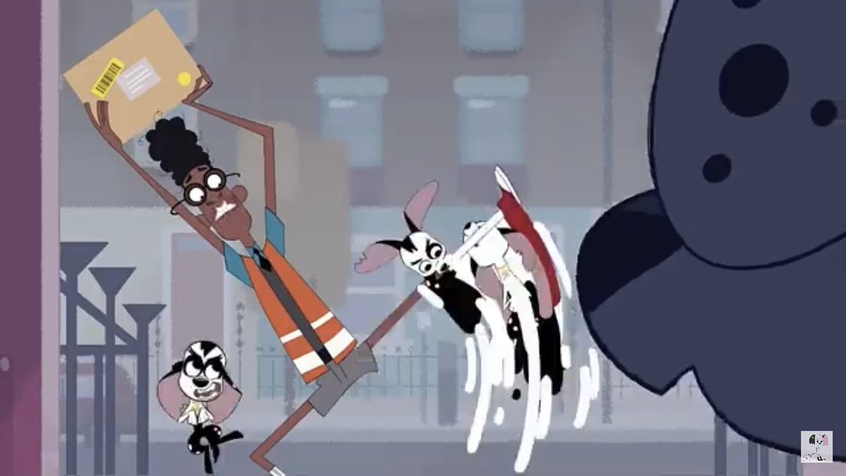 CartoonsCross's tweet photo. We need an entire short of this Mail man trying to deliver the mail without being caught by the pups. #101Dalmatians #101DalmatianStreet #disney #disneyplus #disneyxd #funny #trending #trendingparty #cruelladevil #cartoon #animation #dogs #slapstick #dismeynow #waltdisney https://t.co/EF7Qe2XqHz