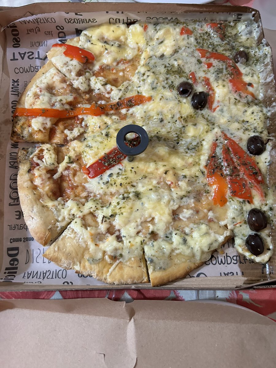 paitod's tweet photo. @pedidosya otra vez dando un servicio de excelencia. Pizzas chorreadas, incomibles, para tirar. Delincuentes!!!!! #pedidosya #verguenza https://t.co/Y1qB8p1A6k