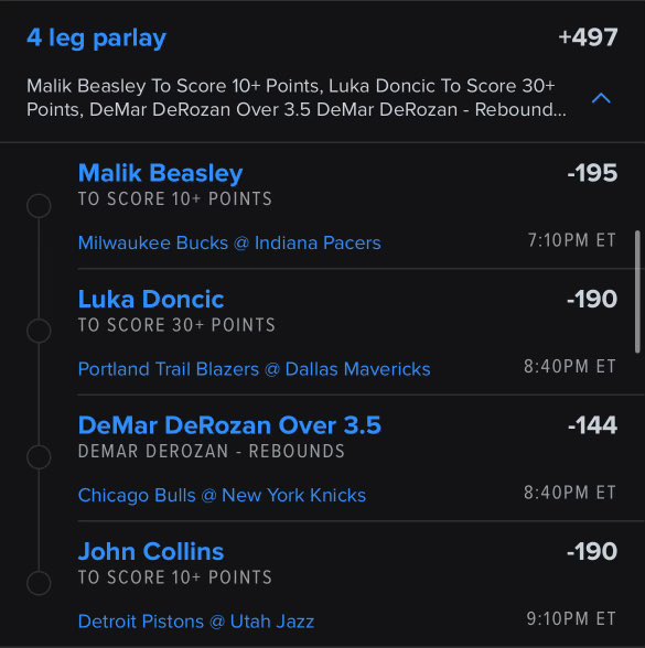 HalftimeBandits's tweet photo. 🚨PLAY OF THE DAY🚨

Hey folks sorry for the lack of posts the past couple days. Been busy leading into the new year.

The boys came together for a little banger and this is what we’ve got. 

Show some love if you’re tailing ♻️ 

Let’s get this 💵 https://t.co/zgiEooJM8f