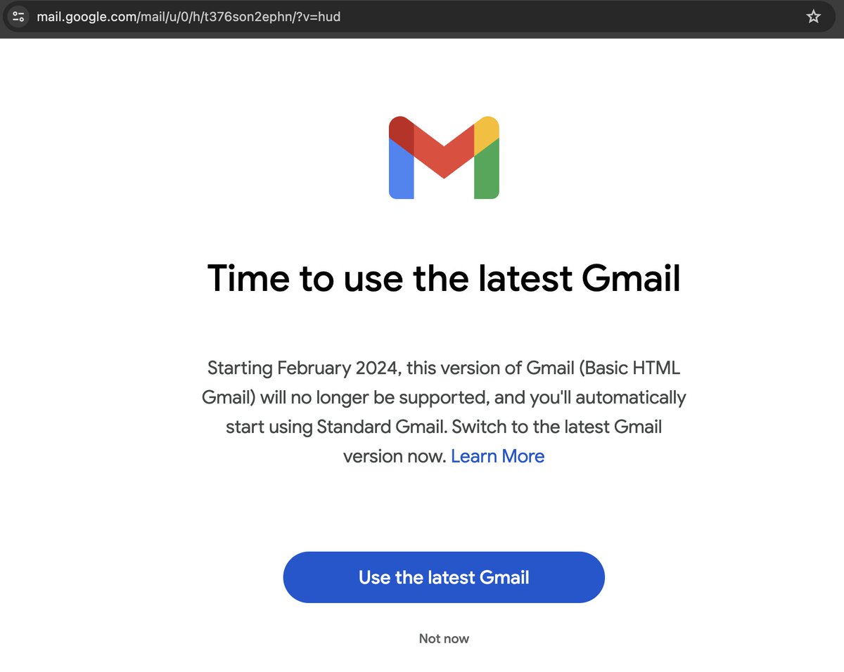 luilver's tweet image. Interesting, they gave us one more month :D
I will #StopUsingGmail tho