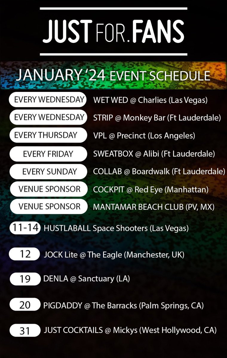 We hope to see you at some of our January events.