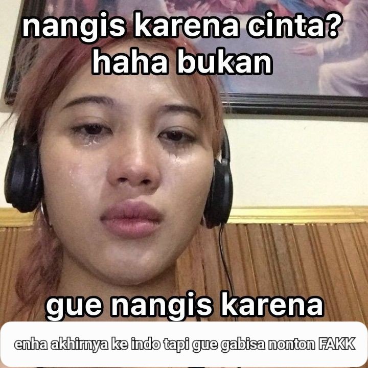 crtsenha's tweet photo. WOYY SINI LO PADA KITA NANGIS BARENG BARENG😭😭😭 https://t.co/mJukyKy5Hd