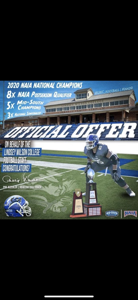 michaeljenkin_'s tweet photo. After a great conversation with @Coach_Ski19. I am  beyond blessed to be receiving my first college offer from @LindseyWilson. #AGTG ❗️❗️🙏🏼 https://t.co/ElkcINtBTg