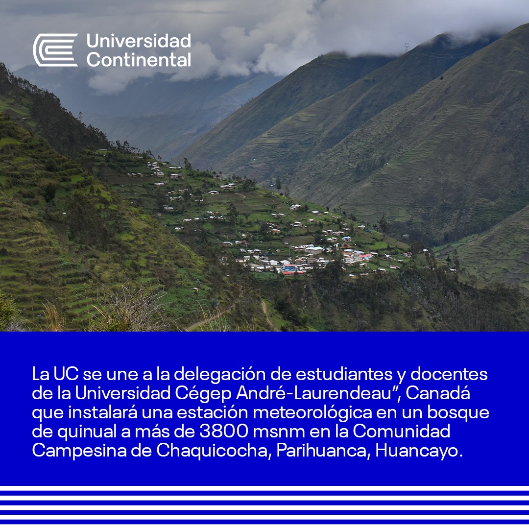Gaby_jgingag's tweet photo. ¿Cómo funcionará una estación meteorológica en un bosque de quinual a más de 3800msnm en Chaquicocha, Parihuanca, Huancayo? Estudiantes e investigadoras @UContinental se unen a la Expedición Científica en los Andes con la Universidad Cégep André-Laurendeau @Canada https://t.co/h87Y3HibDv