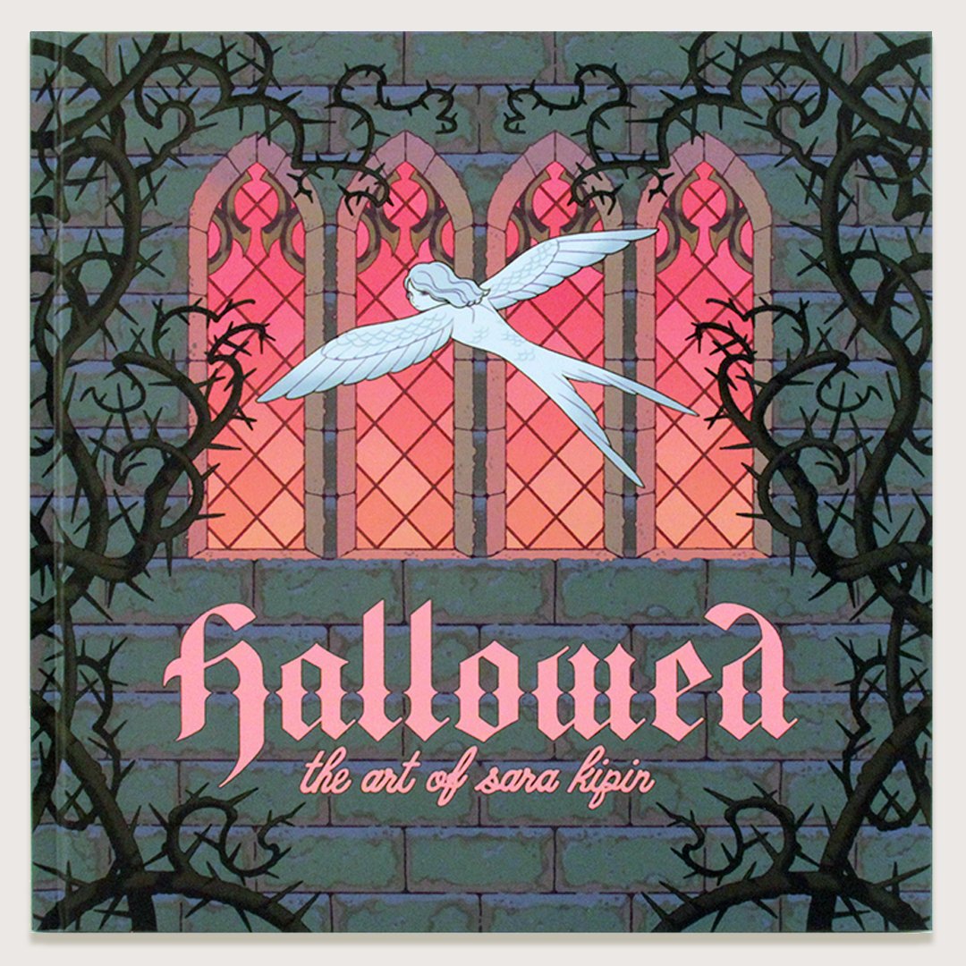 @sarakipin will be in the gallery to sign art prints and copies of her latest book, 'Hallowed' on 1/27 from 5-8 pm! Can't make it to the signing? You can also pre-order signed copies of Hallowed on our website today until January 24th ✨ 🔗 gallerynucleus.com/events/1025?mo…