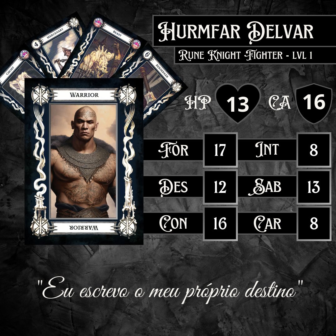 CorujaEstelar's tweet photo. "Eu escrevo meu próprio destino."

11.01.24

#dnd #dnd5e #rpg #rpgbrasil #rpgdemesa #rpgdemesabrasil #dungeonsanddragons #dungeonsanddragons5e #thecurseofstrahd #strahd #barovia https://t.co/mvD2h2y1mA