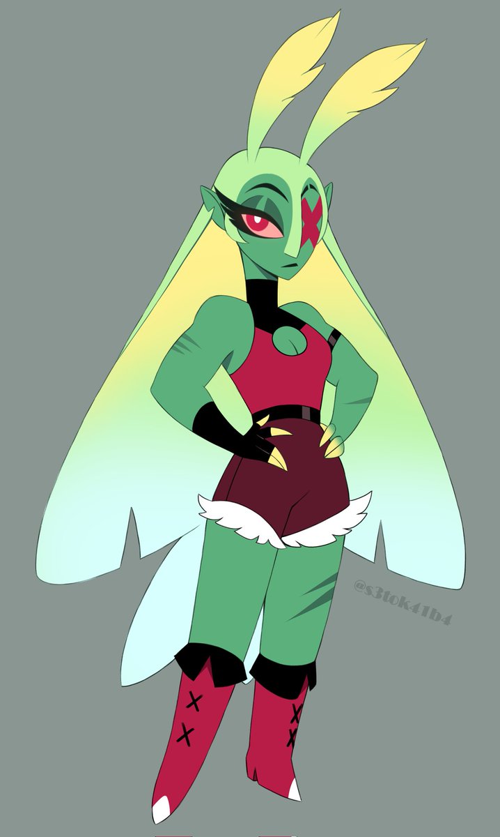 s3tok41b4's tweet photo. Vaggie redesign 🦋 https://t.co/QaLY2A60Tj
