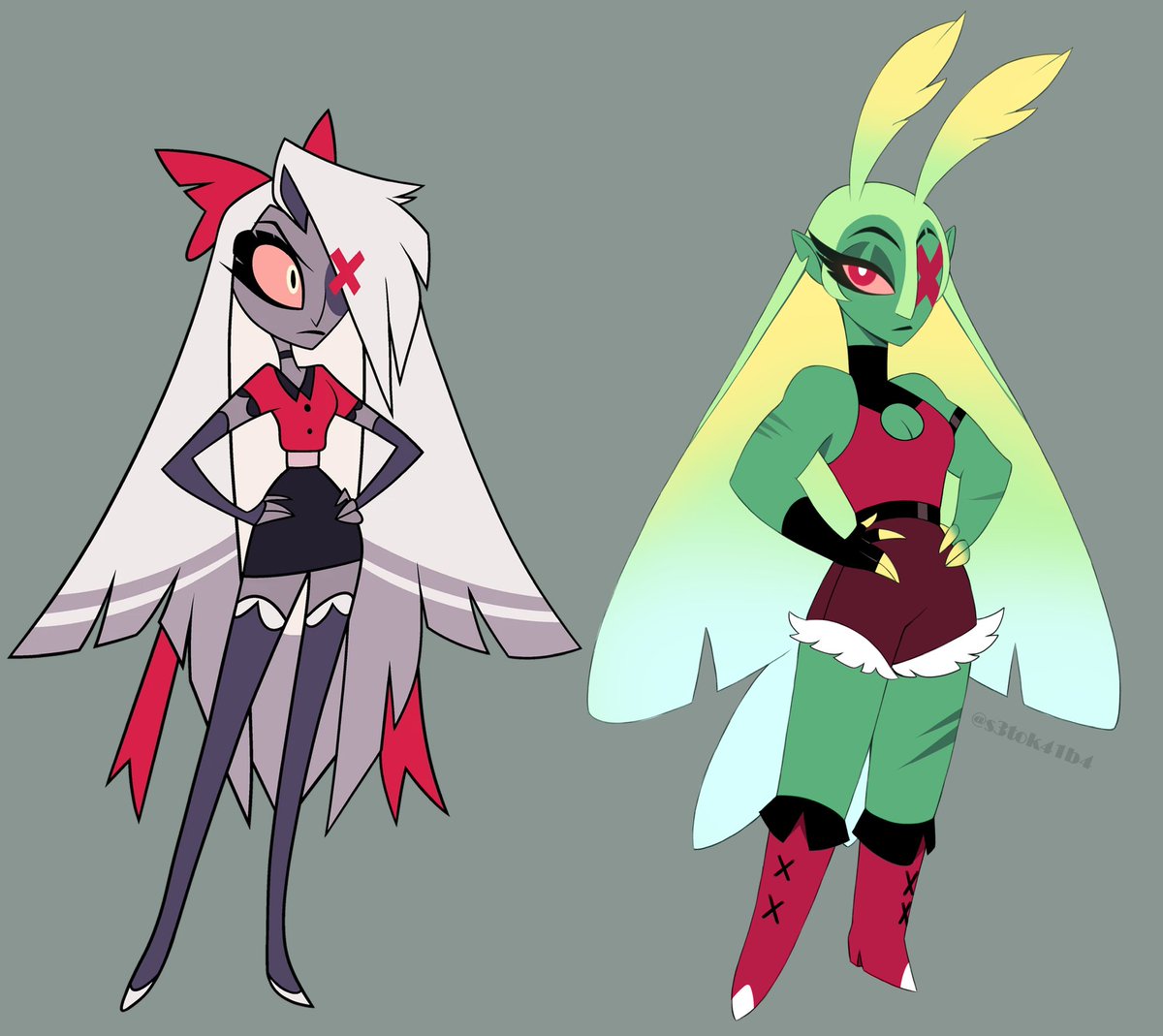 s3tok41b4's tweet photo. Vaggie redesign 🦋 https://t.co/QaLY2A60Tj