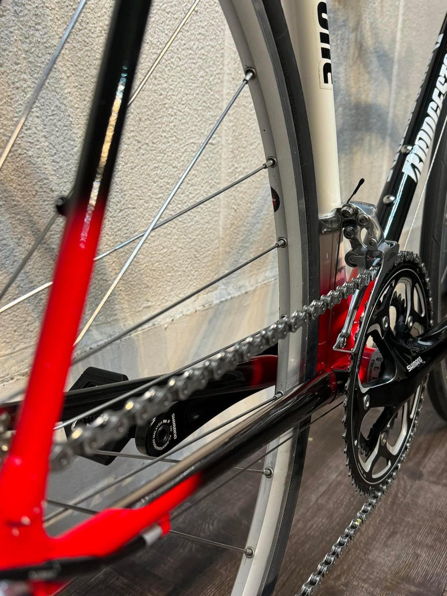 TqgHqo3OIWO6pOF's tweet photo. bridgestone neo-cot クロモリ
特殊クリーニングやガラスコーティング、ホイールチューニング作業を含んだオーバーホールが完了です、25年以上前でしょうか、当時を思い出す懐かしいフレームです(^ ^)
#bridgestone
#neocot
#クロモリフレーム
#ロードバイク
#オーバーホール
#あさみフレンド https://t.co/ztVoJtZlhy