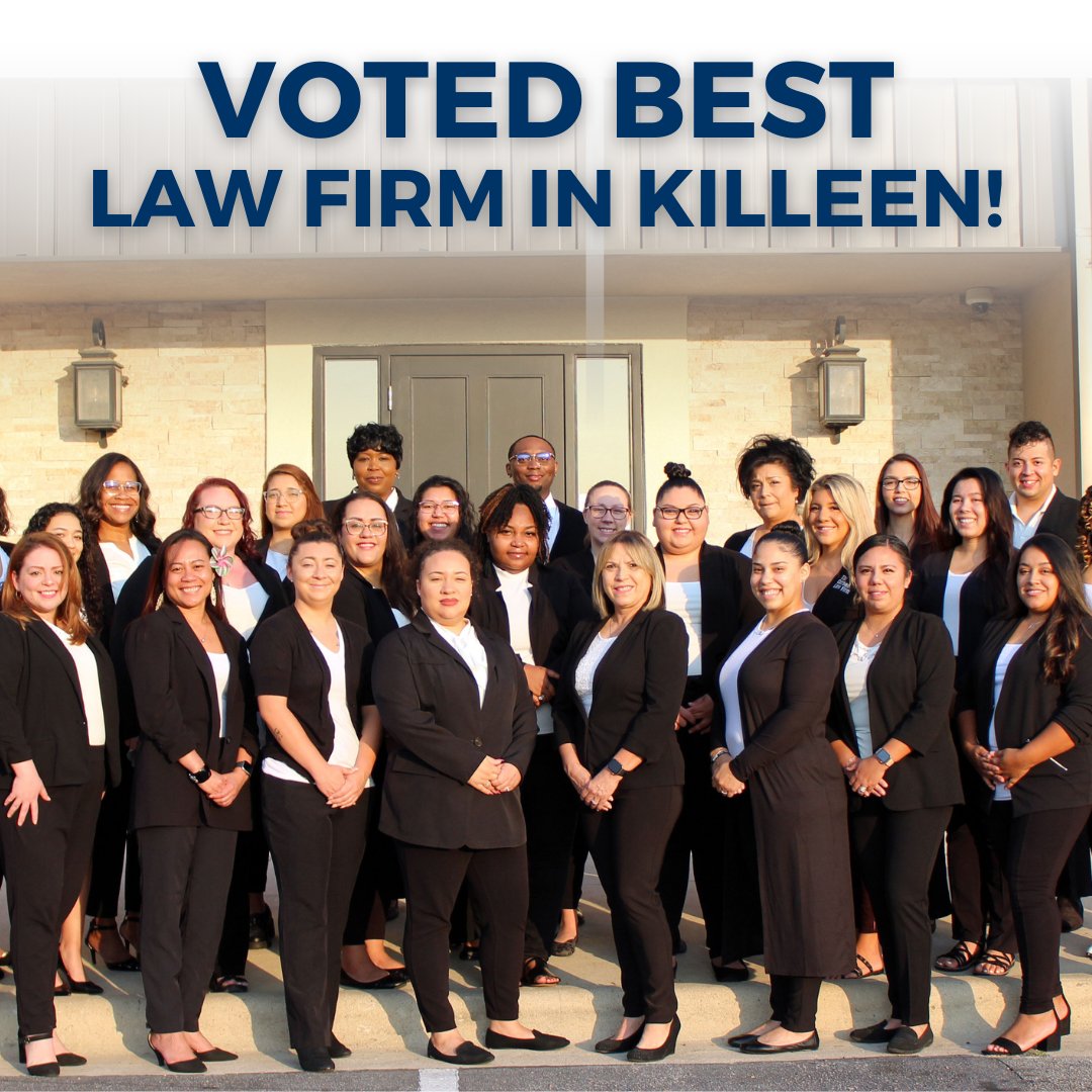 Congratulations to Craig Carlson on being voted the Best Attorney in Killeen and to our Killeen office for being voted the Best Law Firm in Killeen! Thank you, Killeen, for voting us as your favorite. We couldn't have asked for a better way to start off the new year.