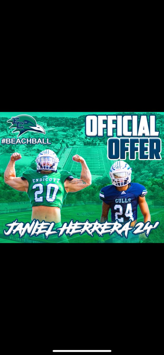After talking with @CoachMcGonagle I am blessed to receive an offer from @EndicottFB