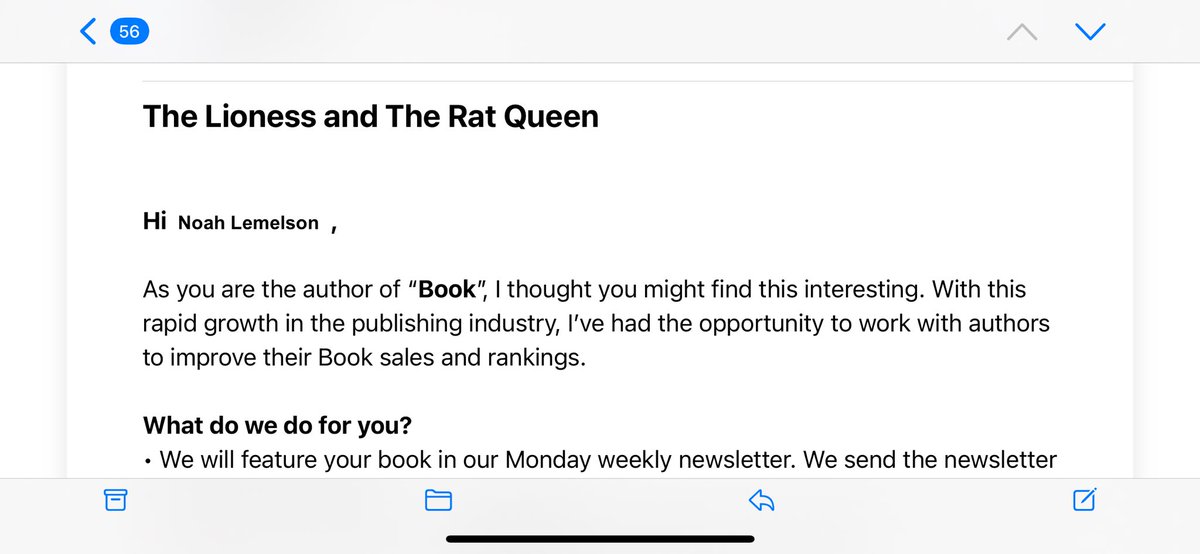 NLemelson's tweet photo. I am honored to finally get recognition for my work on “Book”

#writing https://t.co/gdzoIS8ULC