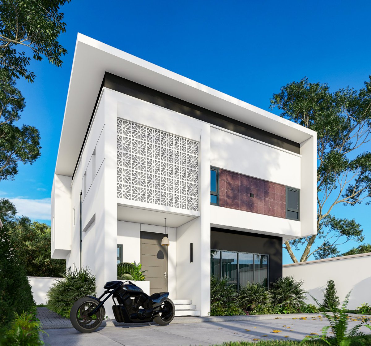 Aimjay9's tweet image. Simple residential design
Revit+Lumion