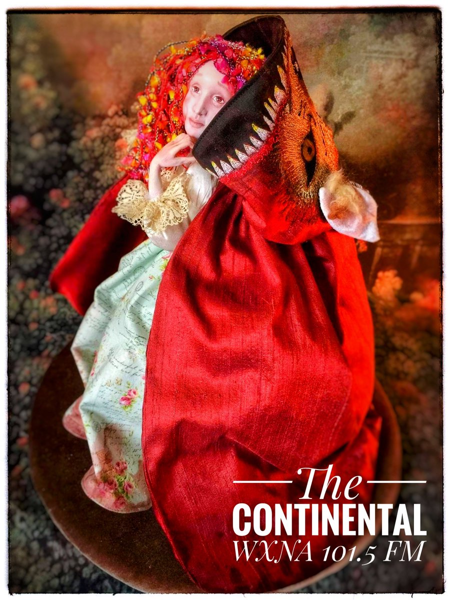 rhatfink's tweet photo. Who's that listening to the radio? Why it's Little Red Riding Hood and she's listening to The Continental w/ DJ rhatfink on @wxnafm for the Jacob Grimm fairytale birthday celebration starting Thursday morning at 7am. #tunein

Artwork: @chandrapeltier https://t.co/58qwFqhrME