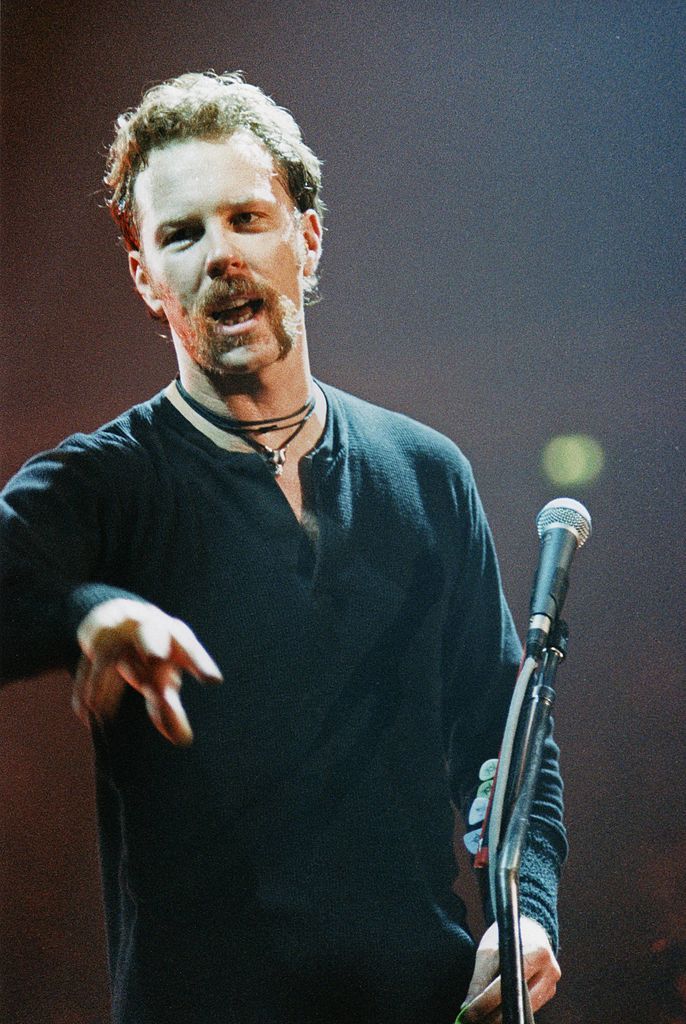 James Hetfield in Manchester,England , 1996