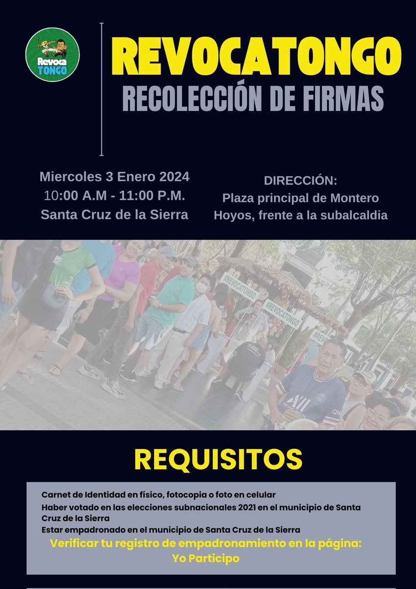 rinconkonkiano's tweet photo. Puntos oficiales del #Revocatongo https://t.co/PPhHjaGHvK