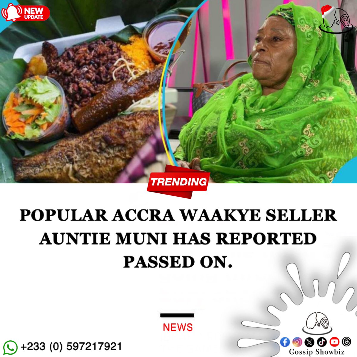 gsmedia0's tweet photo. Auntie Muni reportedly passed on 3am on the 03/01/24

___
#trumu Sam George Shatta Sarkodie Bulldog Jordan Ayew UPSA Hilda Baci Jeffrey Epstein Mr Logic Sheldon Grammy #AdomShowbiz Claudine Gay Man City Augusco #PereEgbi EFCC Cuppy https://t.co/854j47lYUE